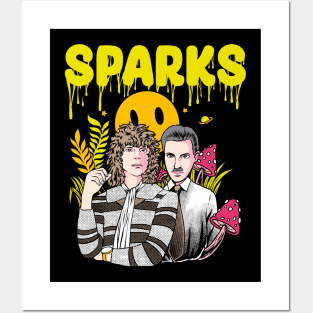 Retro Sparks Band Posters and Art